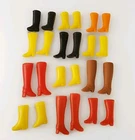 Vintage Barbie Klone Boots Lot Red Yellow Orange Rain Western