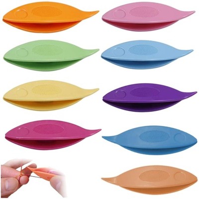 9 Stück Occhi Schiffchen Set aus hochwertigem Kunststoff, bunte Farben für Kunst