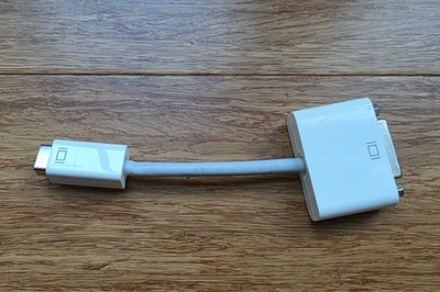 Genuine Apple A1305 Mini DisplayPort to DVI Adapter - Authentic OEM - Verified