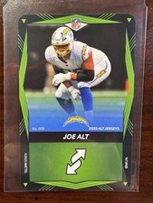 2025 Uno Elite Alt Jerseys Green - #005 Joe Alt - Los Angeles Chargers