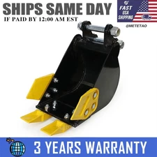 200mm Narrow Trenching Bucket Attachment Fit for 1-1.5 Ton Mini Excavators