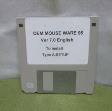 OEM MOUSE WARE  95 floppy disc Version 7.0 old-school drivers installation
