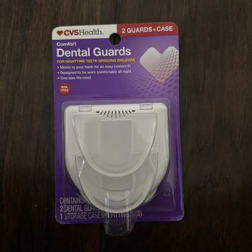 CVS Health 2 Dental Guards Case Night Guard for Teeth Grinding for
