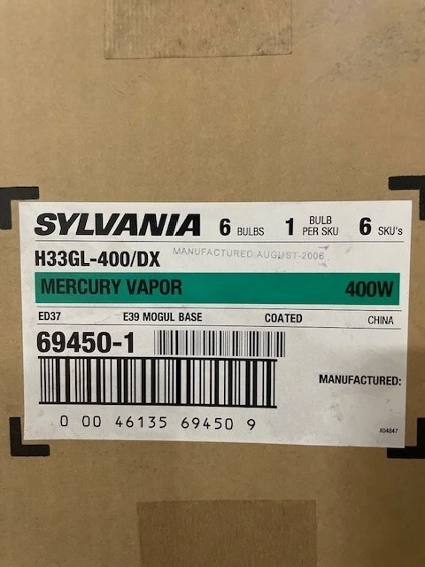 SYLVANIA 69450 H33GL400DX 400W (CASE OF 6) - Image 2 of 2