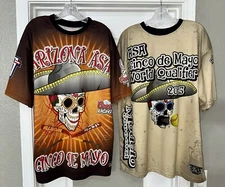ASA Softball Jersey Cinco De Mayo Shirts Coors Light Modelo Men's L Lot of 2