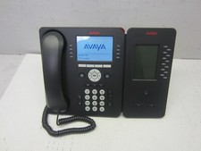 Avaya 9608G IP Desk Telephone 700505424 w/ BM12 Button Module W/Cable