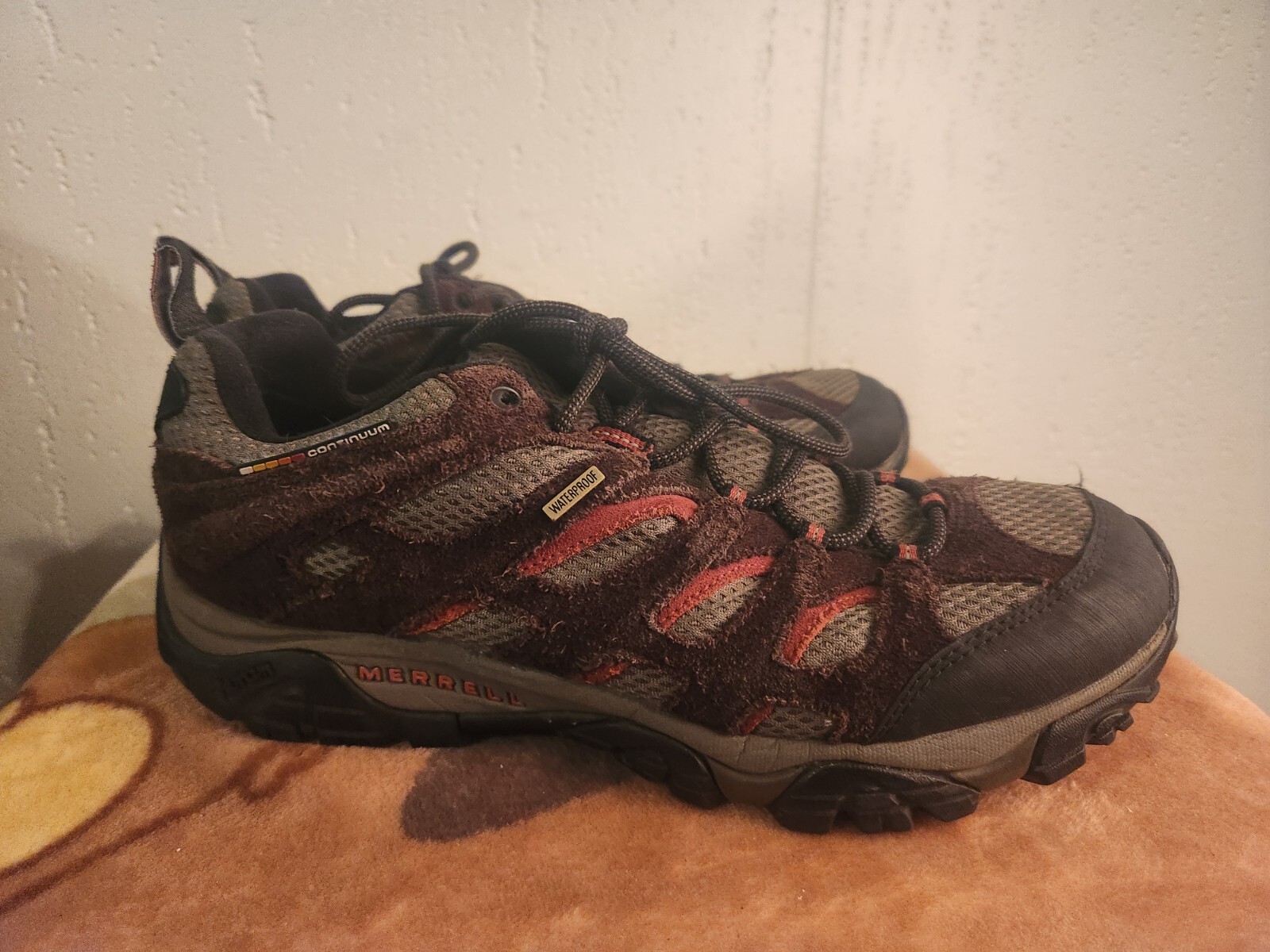 Merrell Moab Impermeabili Continuum Espresso Scarpe da Escursionismo Suole Vibram Uomo 11 5