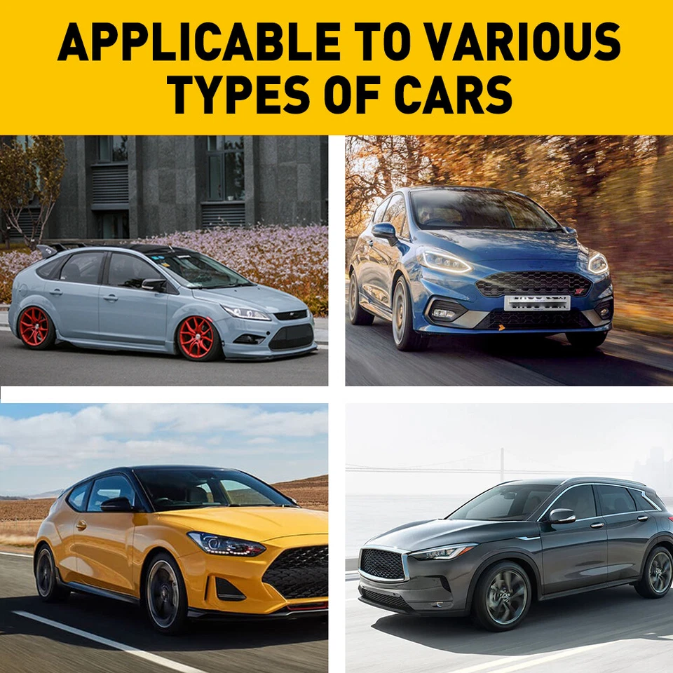 Tubo de escape negro automático OXILAM para automóvil silenciador de cola punta garganta tubo de escape piezas de automóviles Foto 4 de 4