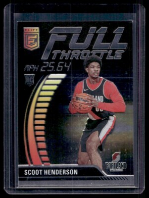2023-24 Panini Donruss Elite Rookie Full Throttle Scoot Henderson Rookie #2