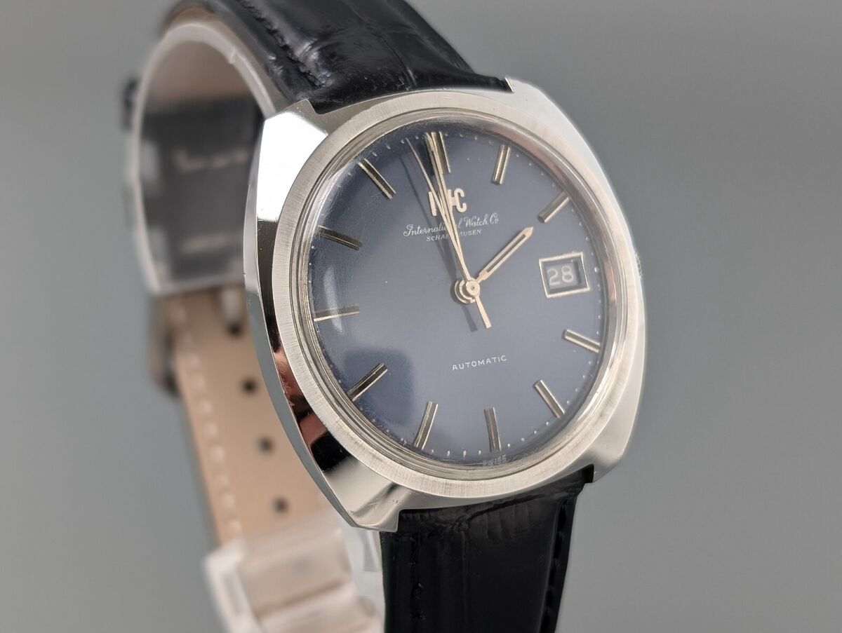 IWC SCHAFFHAUSEN Blue Dial Date Automatic Men's Watch IWC SCHAFFHAUSEN Blue Dial Date Automatic Men's Watch