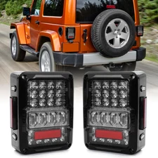 For Jeep Wrangler 2007-2018 JK LED Tail Backup Lights Turn Signal Brake Running
