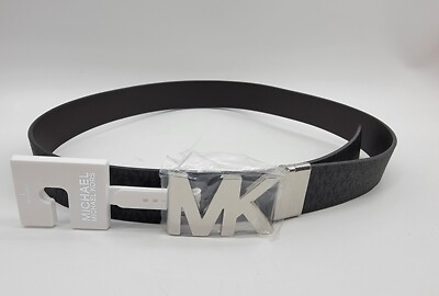 Michael Kors Signature Women's Large Reversible Belt Black Brown