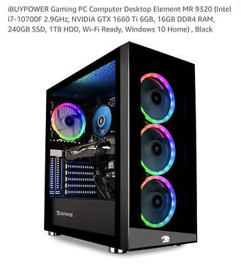 IBUYPOWER Gaming PC Computer Desktop Element MR 9320