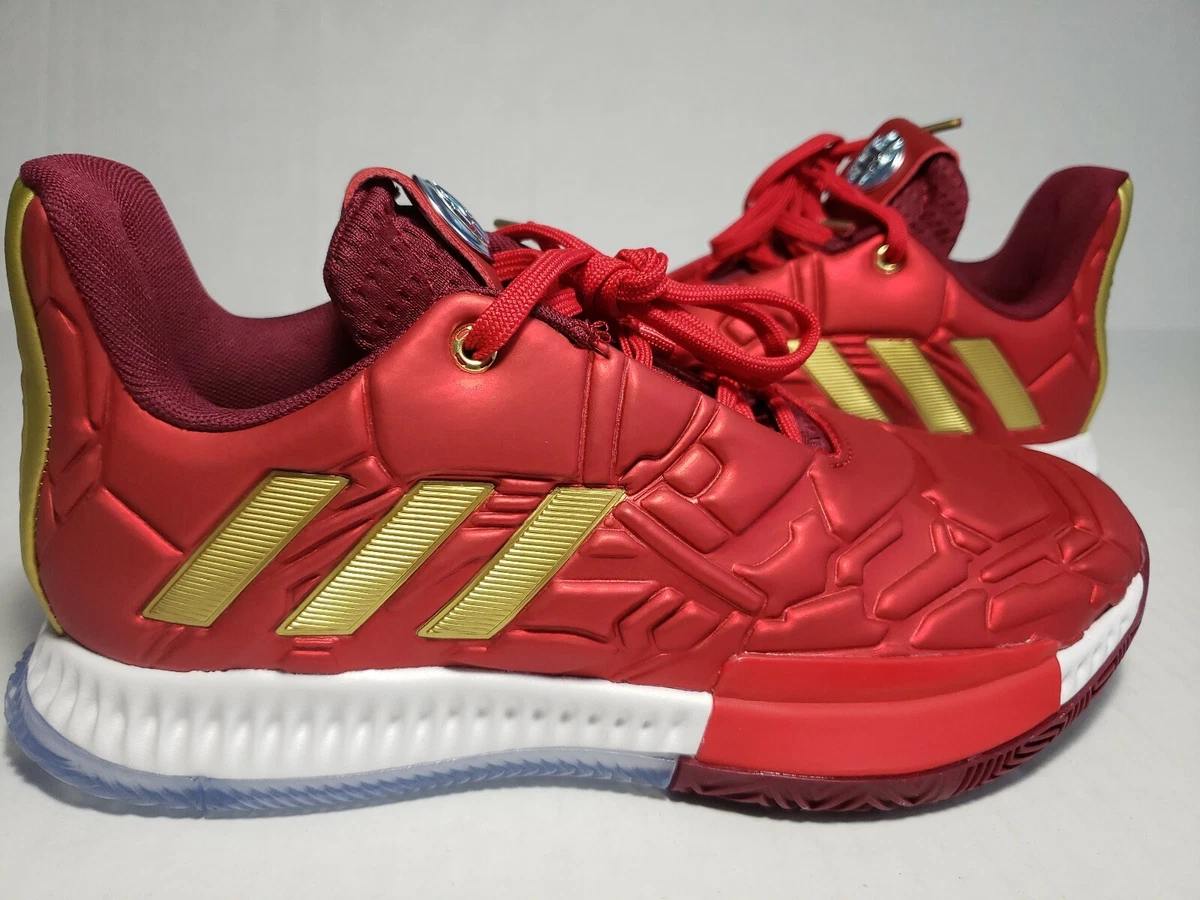 Adidas Harden Vol 3 Iron Man Tony Stark Marvel EG2626 sz 5