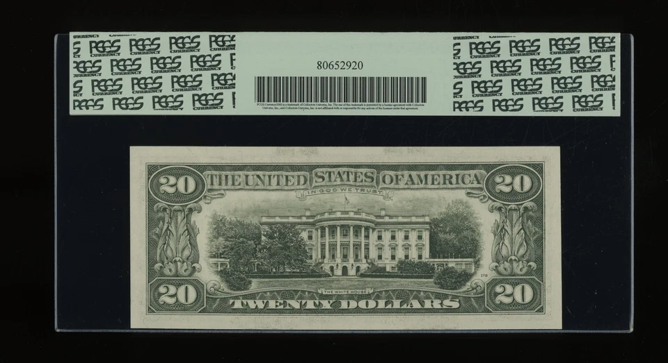 DBR 1981-A $20 FRN Dallas Gem Fr. 2074-K PCGS 66 PPQ Serial K74390162A - Image 2 of 2