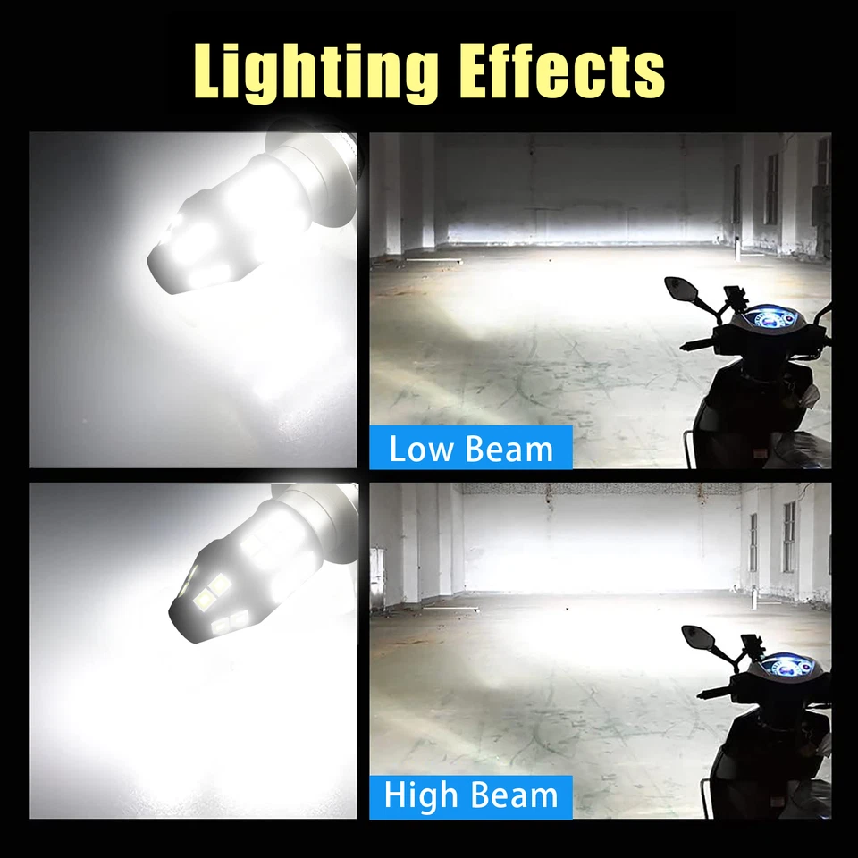 Super bombilla LED para 1987-1993 SUZUKI LT230E QUADRUNNER ATV FARO: EE. UU. Foto 4 de 4