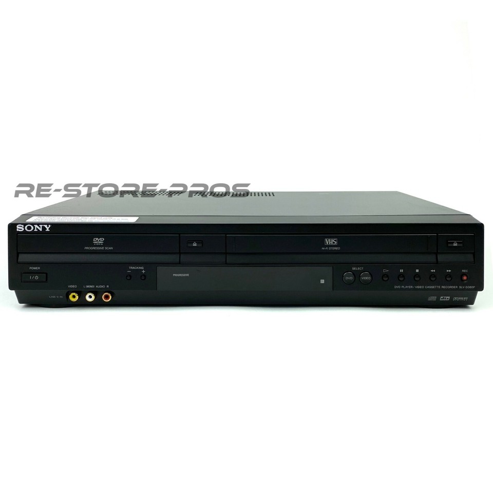 Sony SLVD380P DVD VCR Combo Player VHS HiFi Stereo Progressive Scan
