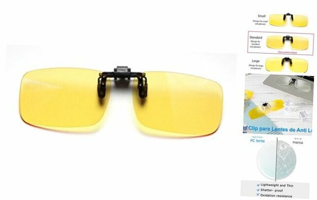 blue light blocking clip on glasses