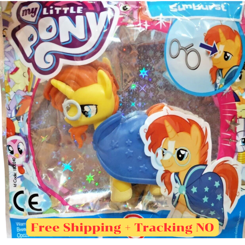 Sunburst MLP Pony Figure Limited Edition HASBRO from Magazine (sealed)