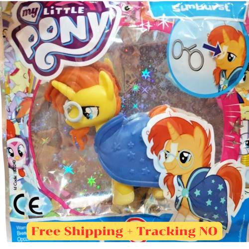 Sunburst MLP Pony Figure Limited Edition HASBRO from Magazine (sealed) - Picture 1 of 4