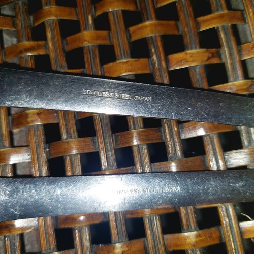 Stainless Steel Salad Fork & Spoon Set  Moderne  Japan  - Picture 3 of 4