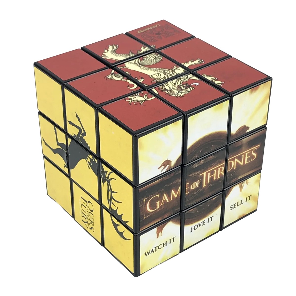 Game Of Thrones Rubiks Cube Puzzle Game Toy HBO Promo TV Show 3x3 - Main Image