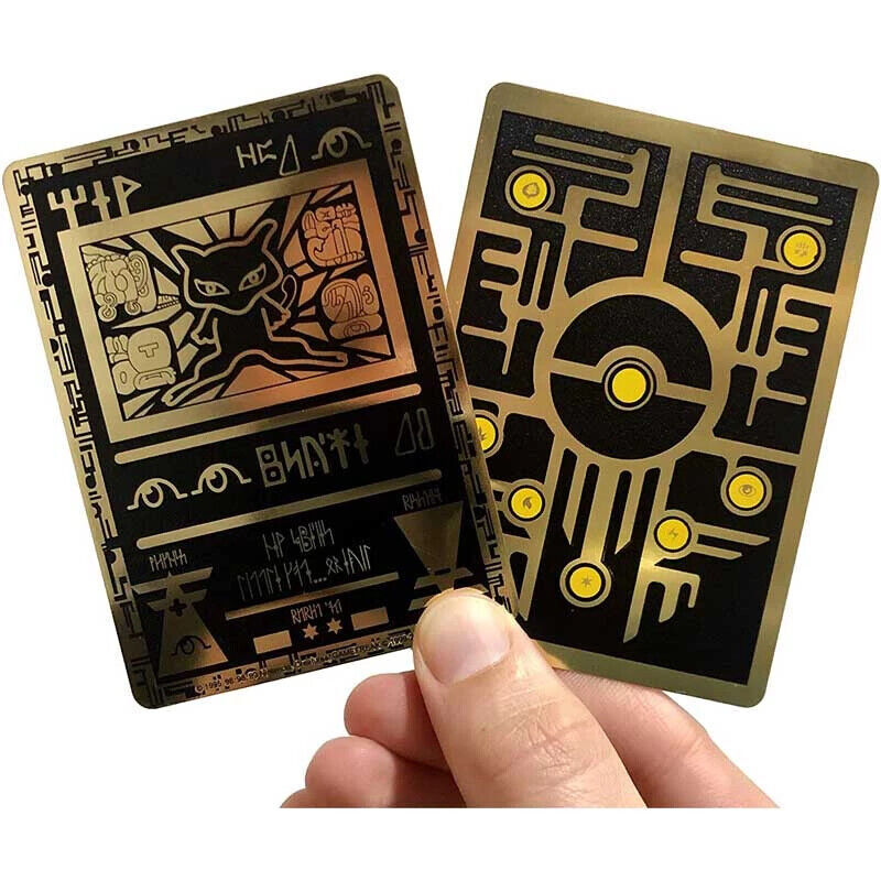 Ancient Mew ポケモンカード Ancient Mew #1 Custom Metal Card Black Mewtwo Collectible Shiny | eBay