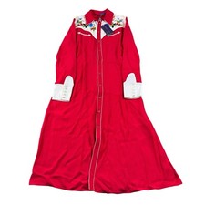 Ralph Lauren Purple Label Blue Western Hand Beaded Dress Viscose 0 Nwt 3k