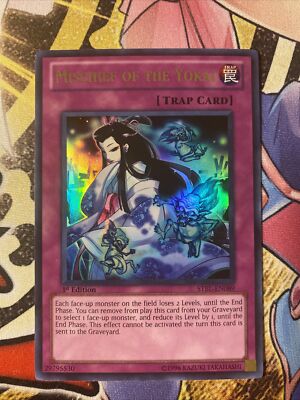 yugioh yokai cards 007-097 - Intellectual Schemer Lorcana Card YuGiOh test prints on infamous