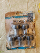 Vtg Nos Automobile Accessory Dash Knob Set 5 Piece Custom Accessories