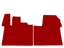 Rot Fußmatten, Autoteppiche für VW Multivan T7, VW T7 e-hybrid PHEV 2021-… Front