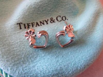 Tiffany & Co. Palamo Picasso Zärtlichkeit Herz Ohrringe