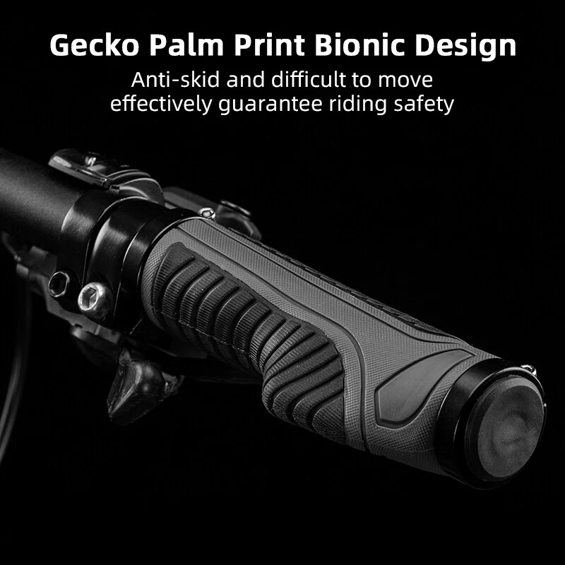 ROCKBROS Bike Handlebar Ergonomic Grips Cycling Double Locking Non-slip Grips - Image 3 of 4