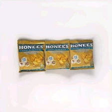 3PK Honees Soothing Throat Drops With Honey & Ginger 20 Count Each Bag