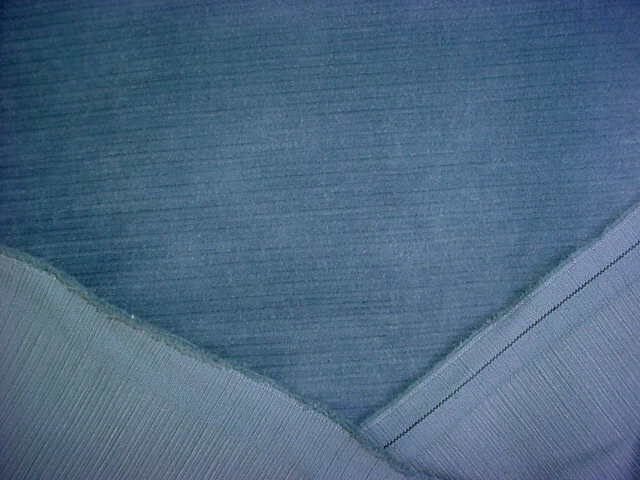 5-3/8Y Lee Jofa 2018148 Gemma Slate Blue Linen Look Velvet Upholstery Fabric - Image 4 of 4