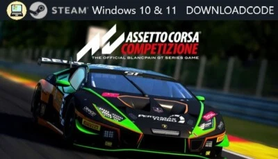NEU PC Computer Spiel Assetto Corsa Competizione für Windows 10 11 STEAM Code - Bild 1 von 4