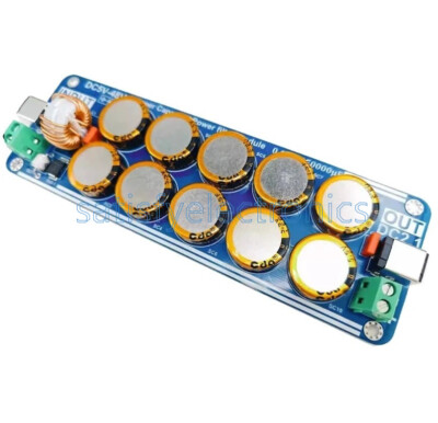 5V-48V Supercapacitor Filter Board 10A Linear Switching Power Supply NEW