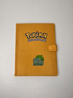 old pokemon card binder Pokémon Official 1999 Blockbuster Zipper Binder Vintage (Used) main image 0