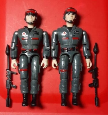 Vintage 1986 Lanard The Corps Gunner O'Grady X2  GI JOE KO Action Figure .