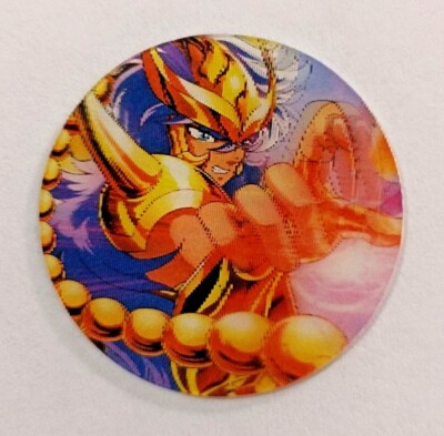 TAZO 3D SAINT SEIYA VOL. III DKV #045 SCORPIO MILO 2022 PERU Pogs Toei Animation