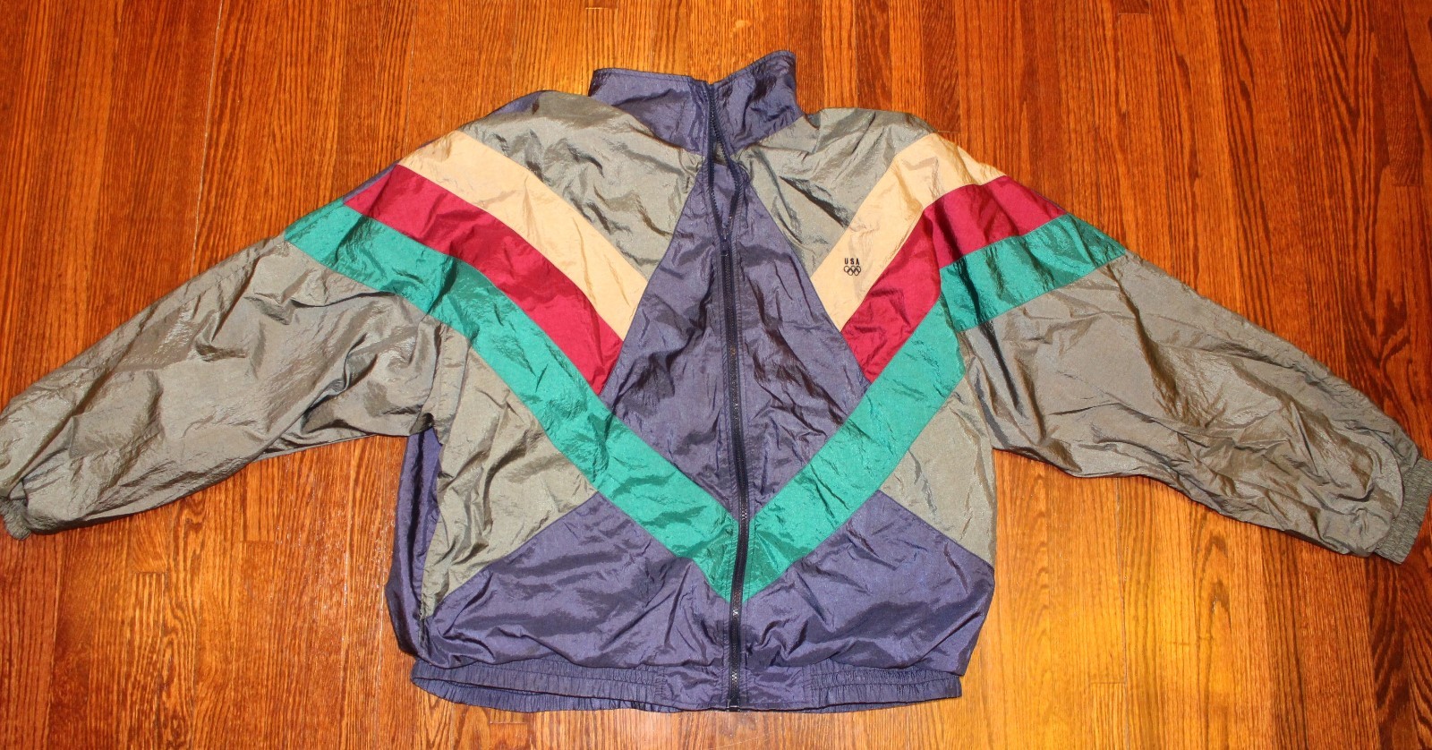 U.S.A Olympic Wind Breaker Jacket Size 