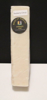 Bayberry Citrus Cold Processed handmade soap loaf, 10 precut bars- FREE Shipping