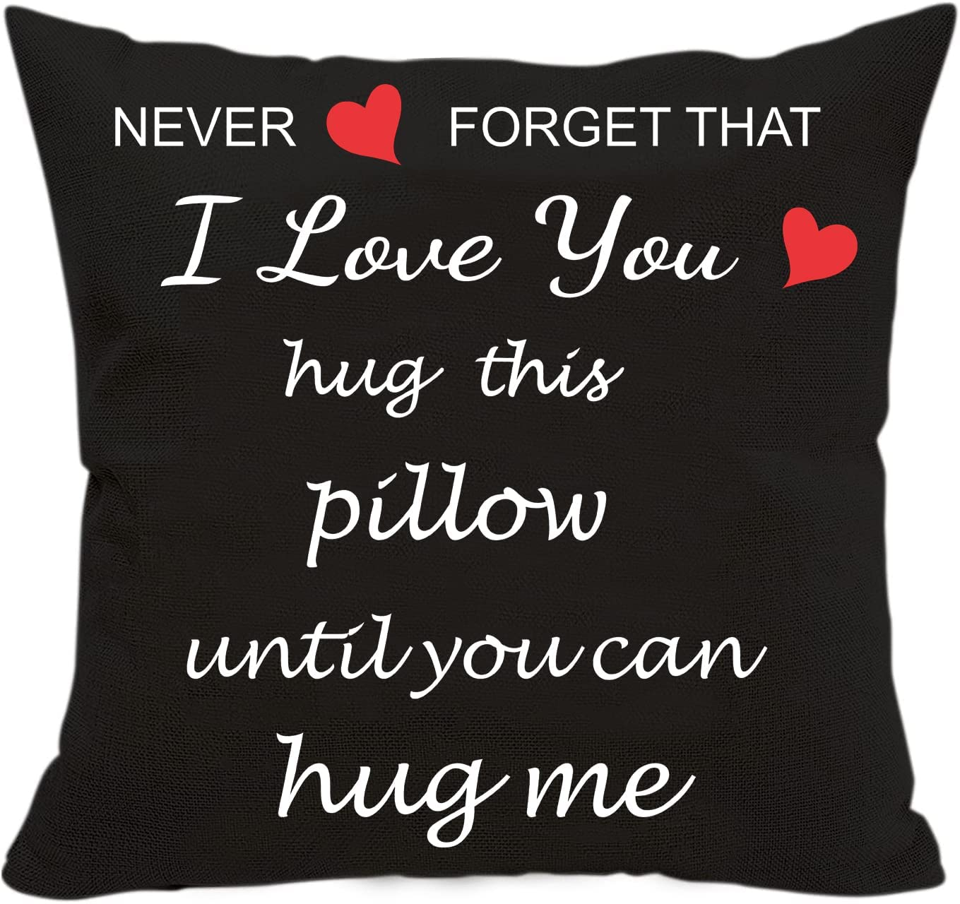 Two-Sided I Love You Hug Pillow Cover for Ultimate Comfort and Affection