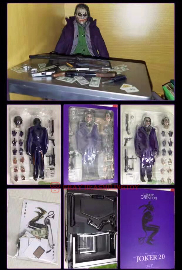 SHF The Joker Batman 1:6 Action Figure Full Set Collection