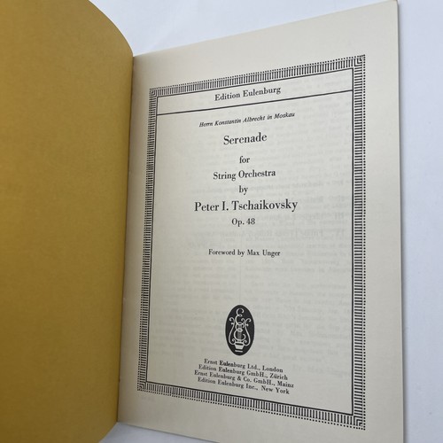 4 lot Eulenburg Miniature Scores Beethoven Tschaikovsky Orchestral Works - Picture 10 of 11