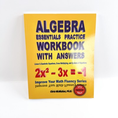 Algebra Essentials Practice - Chris McMullen - Paperback