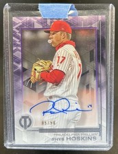 2019 Topps Tribute Rhys Hoskins Purple Auto Autograph #5/50 TA-RH Phillies