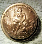 rare civil war california state seal uniform staff coat button