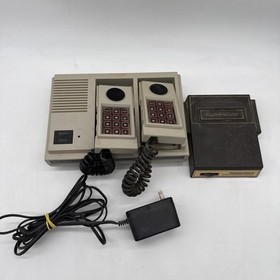 Mattel Intellivision II Console 5872 Controllers & Power Cord UNTESTED