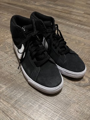 Size 11 - Nike SB Blazer Black and White (Slightly Worn)